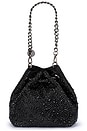 view 3 of 7 Mika Crystal Pouch in Black