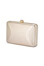 view 2 of 4 Chica Metallic Textured Clutch in Gold