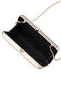 view 4 of 4 Chica Metallic Textured Clutch in Gold