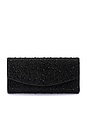 view 1 of 5 Emma Crystal Clutch in Black