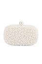 view 1 of 7 Valentina Pearl Clutch in Pearl & Silver