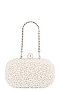 view 4 of 7 Valentina Pearl Clutch in Pearl & Silver