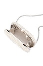 view 6 of 7 Valentina Pearl Clutch in Pearl & Silver