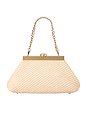 view 1 of 5 Hanna Woven Straw Clutch in Natural
