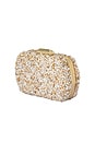 view 2 of 4 BOLSA CLUTCH COM PEDRINHAS SAVANNAH in Natural