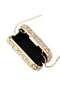 view 4 of 4 BOLSA CLUTCH COM PEDRINHAS SAVANNAH in Natural