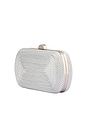 view 2 of 5 Martina Coiled Rope Clutch in Silver