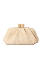 view 1 of 5 Addison Woven Clutch in White