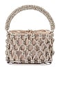 view 2 of 4 BOLSA CAGE COM CRISTAIS AMELIA in Natural