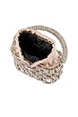 view 4 of 4 BOLSA CAGE COM CRISTAIS AMELIA in Natural