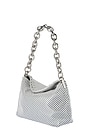 view 3 of 6 Skylar Ball Mesh Bag in Silver