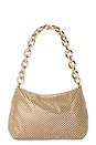 view 2 of 6 Skylar Ball Mesh Bag in Gold