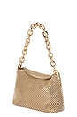 view 3 of 6 Skylar Ball Mesh Bag in Gold
