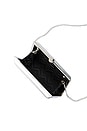 view 4 of 4 Lucy Metallic Clutch in Silver
