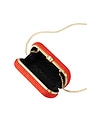 view 5 of 5 Martina Coiled Rope Clutch in Red