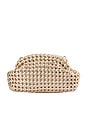 view 1 of 6 Everly Hand Woven Clutch in Gold