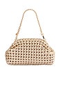 view 4 of 6 Everly Hand Woven Clutch in Gold