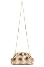 view 5 of 6 Everly Hand Woven Clutch in Gold