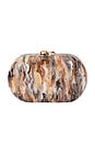 view 1 of 4 Maeve Marble Clutch in Natural