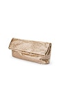 view 3 of 4 Clem Oversized Clutch in Gold
