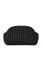view 1 of 5 Everly Hand Woven Clutch in Black