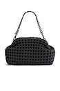 view 3 of 5 Everly Hand Woven Clutch in Black