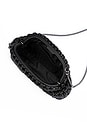 view 5 of 5 Everly Hand Woven Clutch in Black