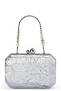 view 3 of 5 Mateo Metallic Clutch in Silver