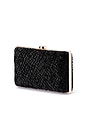 view 2 of 5 Hazel Textured Clutch in Black