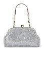 view 3 of 4 Ela Crystal Clutch in Silver