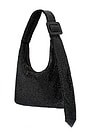 view 2 of 3 Calypso Crystal Shoulder Bag in Black
