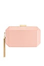 view 2 of 5 Lia Facetted Clutch With Tassel in Blush