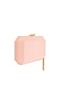 view 3 of 5 Lia Facetted Clutch With Tassel in Blush