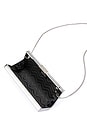 view 4 of 4 Samantha Slimline Clutch in Silver