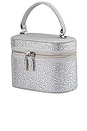 view 3 of 5 Beckie Zip Top Crystal Bag in Silver