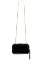 view 5 of 5 Lia Facetted Clutch With Tassel in Black