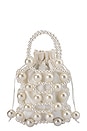 view 1 of 3 Sammy Beaded Cage Bag in Pearl