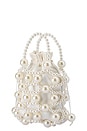 view 2 of 3 Sammy Beaded Cage Bag in Pearl