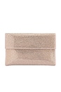 view 1 of 5 Cara Crystal Envelope Clutch in Champagne