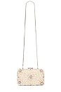 view 5 of 5 Beth Encrusted Pod Style Clutch in Ivory