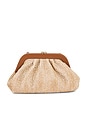 view 1 of 5 CLUTCH TEJIDO ASH in Tan