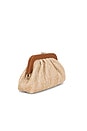 view 3 of 5 CLUTCH TEJIDO ASH in Tan