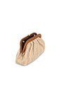 view 4 of 5 CLUTCH TEJIDO ASH in Tan