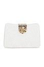 view 1 of 5 CLUTCH TEJIDO LINDY in White
