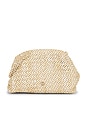 view 2 of 5 Fern Crystal Embellished Clutch in Natural