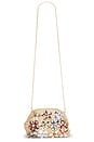 view 5 of 5 Fern Crystal Embellished Clutch in Natural