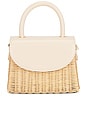 view 1 of 5 BOLSO CON ASA SUPERIOR ELLE WICKER in Natural