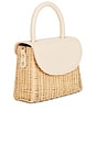 view 3 of 5 BOLSO CON ASA SUPERIOR ELLE WICKER in Natural