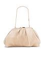 view 1 of 5 Naomi Pleated Clutch in Gold