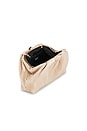 view 4 of 5 Naomi Pleated Clutch in Gold